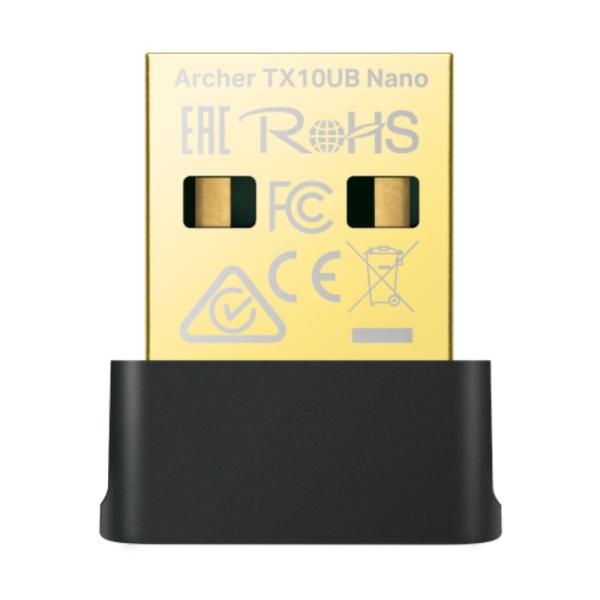 ADAPTADOR BLUETOOTH 5.3 Y WIFI 6 TP LINK ARCHER TX10UB NANO USB 600 MBPS / 5 GHz