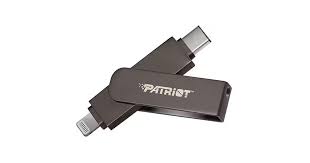 MEMORIA USB 128GB PATRIOT ILUXE STICK USB-C 3.2 GEN 1 PI128GSKM30CL GRIS OSCURO