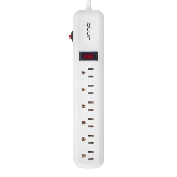 REGLETA UNNO PW5081WT 6 TOMAS 1875W 1 METRO BLANCO