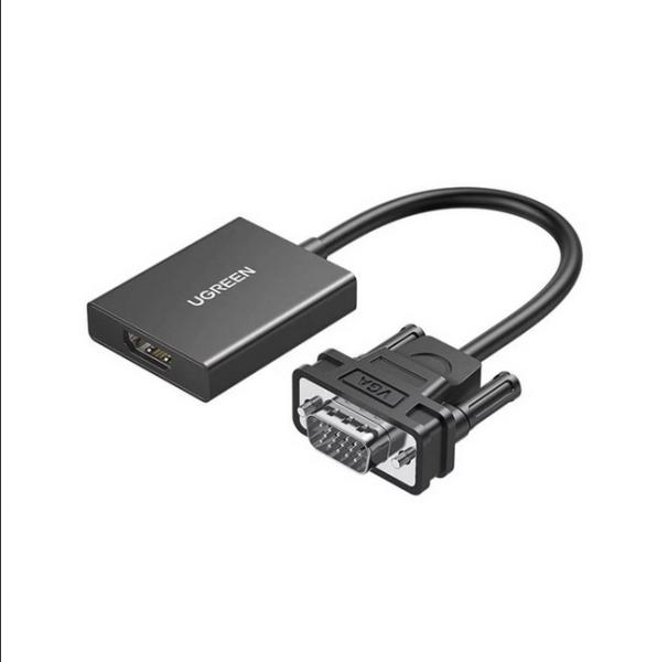 ADAPTADOR UGREEN CM513 VGA A HDMI 1080P 60HZ 50945 NEGRO