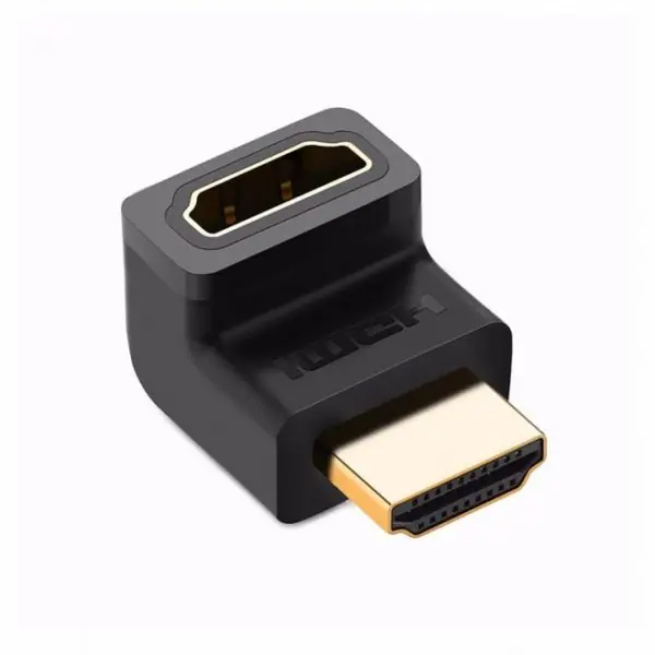 ADAPTADOR CURVO UGREEN HD112 HDMI A HDMI 4K 1080P 20110 NEGRO
