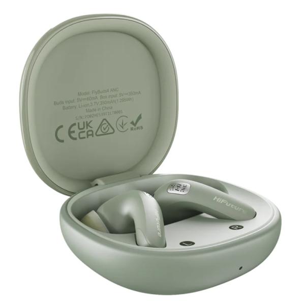 AUDIFONO HIFUTURE FLYBUDS4 ANC INAL&Aacute;MBRICO BLUETOOTH CON CANCELACION DE SONIDO VERDE