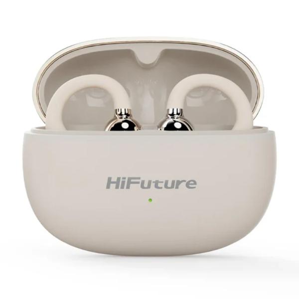 AUDIFONO HIFUTURE FLEXCLIP INAL&Aacute;MBRICO BLUETOOTH IPX5 CON DISE&Ntilde;O ERGONOMICO CHAMPAGNE