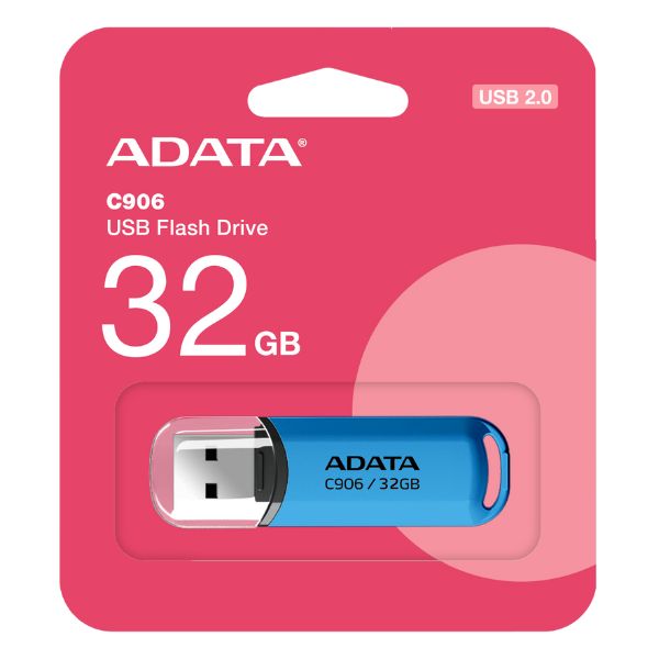 MEMORIA USB 2.0 32GB ADATA C906 BLUE AC906-32G-RWB