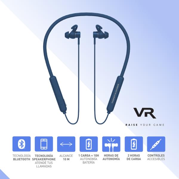 AUDIFONO THONET & VANDER VR100 INAL&Aacute;MBRICO BLUETOOTH HK096- 03661 AZUL