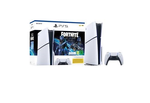 CONSOLA PLAY 5 SLIM EDICION CD - DISCO DURO 1TB FORTNITE BLANCO